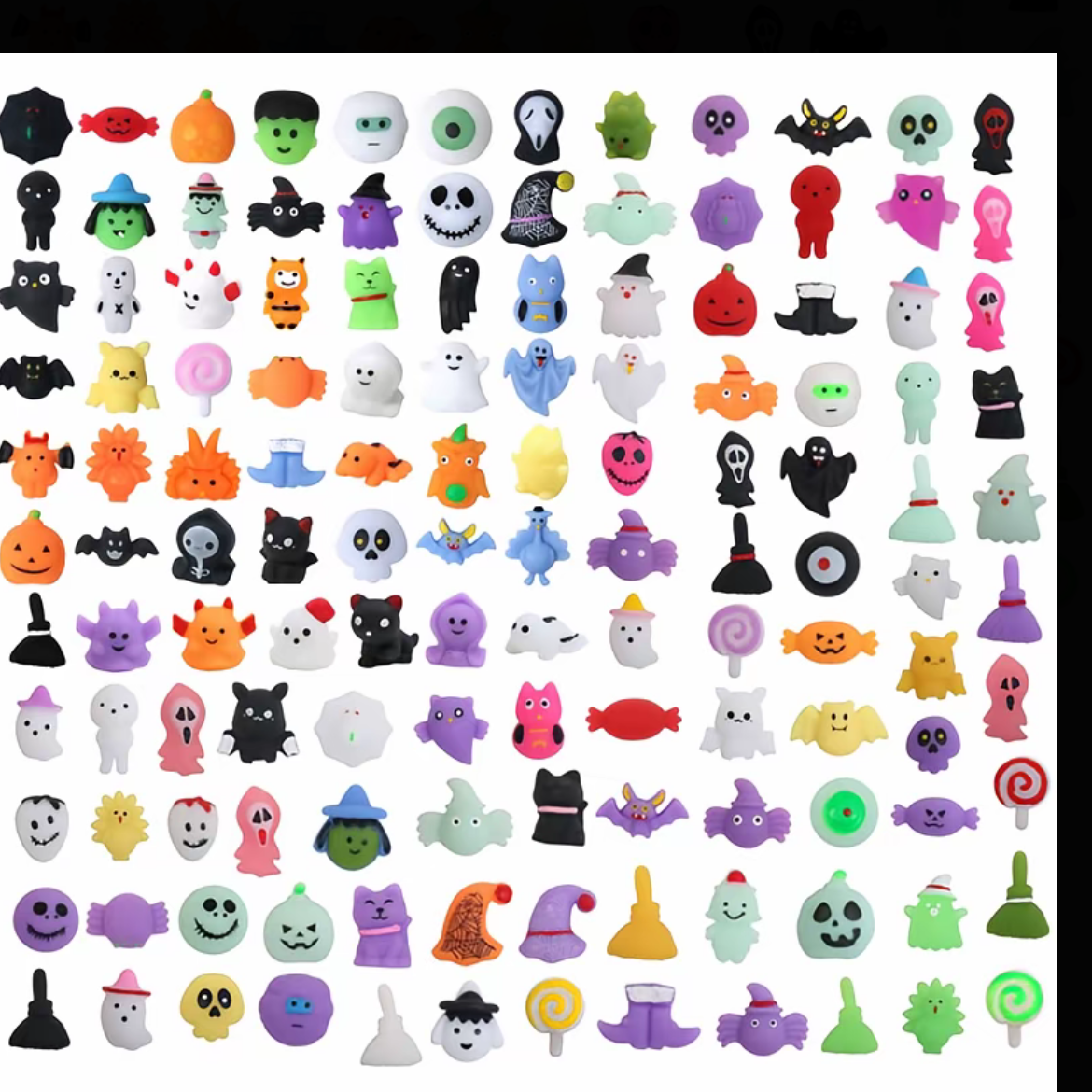 30/60/90PCS Halloween Mochi Squishies