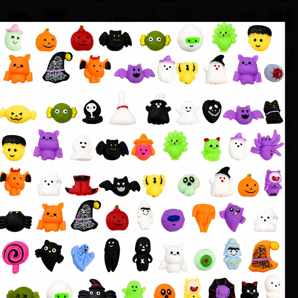 30/60/90PCS Halloween Mochi Squishies